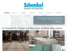 Tablet Screenshot of fliesen-schenkel.de